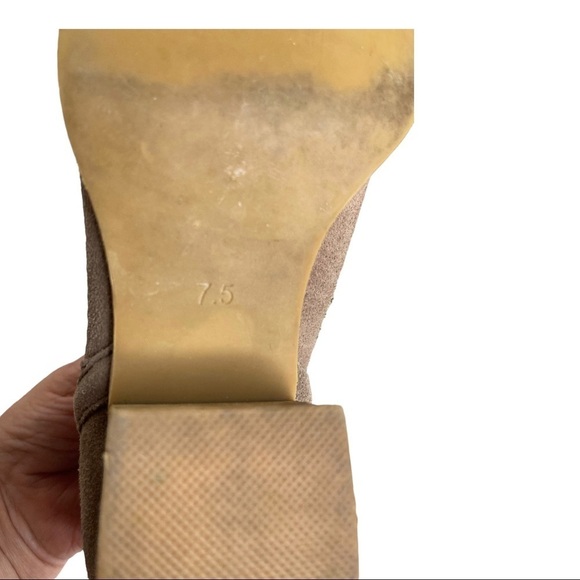 Jeffrey Campbell Taggart Leather Suede Cutout Booties 7 1/2 - Picture 9 of 11